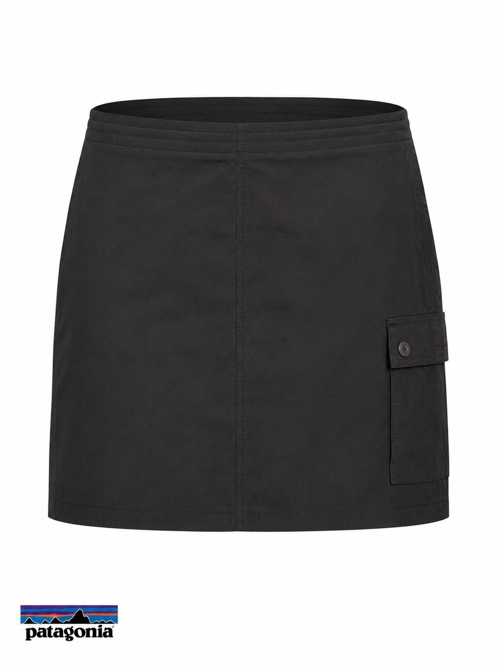 Patagonia Inter-Continental Hideaway Skort Skirt Cargo Womens 14 XL Black Hiking